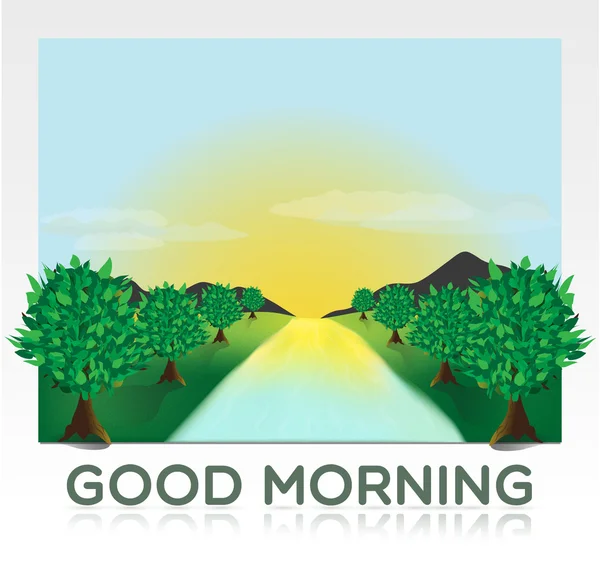 Good morning — Stock Vector