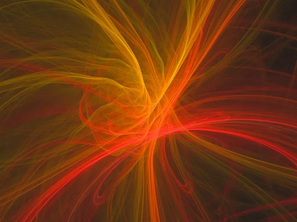 Абстрактний Фрактальний Художній Фон Припущення Про Вогняне Полум Гарячу Хвилю — стокове фото