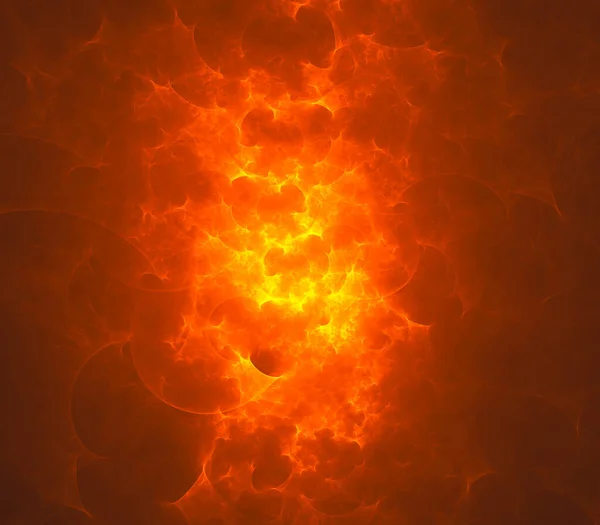 Абстрактный Фрактальный Фон Напоминающий Огненное Пламя Горячую Волну Фрактальная Иллюстрация Стоковая Картинка