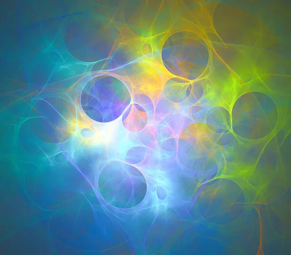 Abstract Fractal Art Background Suggestive Astronomy Nebula Computer Generated Fractal — Φωτογραφία Αρχείου
