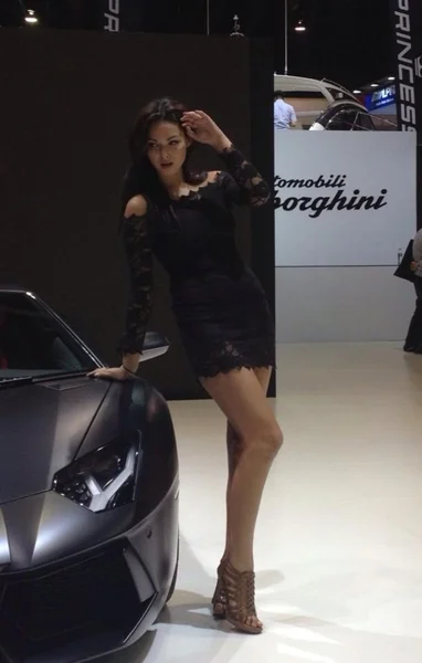 Black car with unidentified model — 스톡 사진