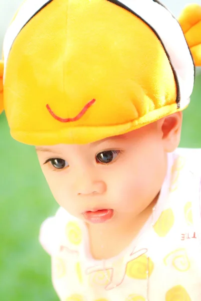 Portrait of little Asian girl — Stock Photo, Image