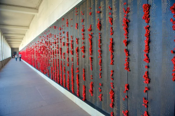 Australische oorlog memorial weergave Stockfoto