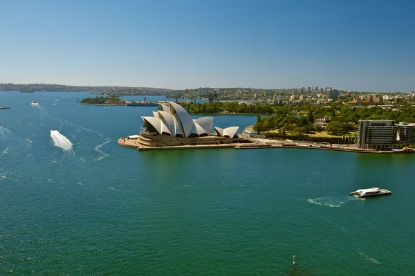 Sydney vista de la ópera — Foto de Stock