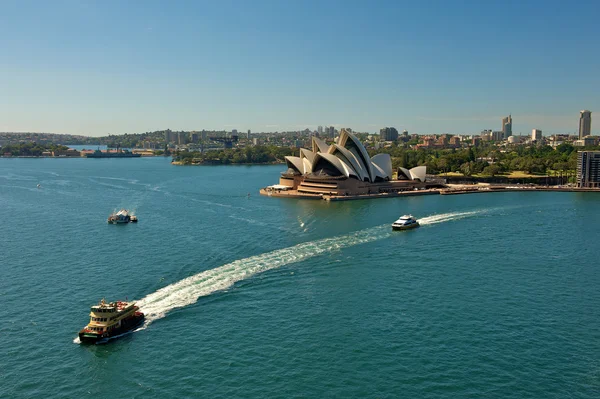 Sydney vista de la ópera — Foto de Stock