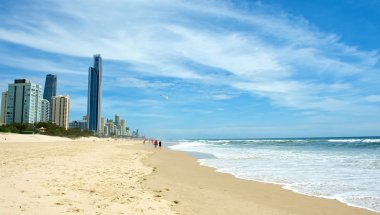 Surfers paradise görünümü, gold coast,