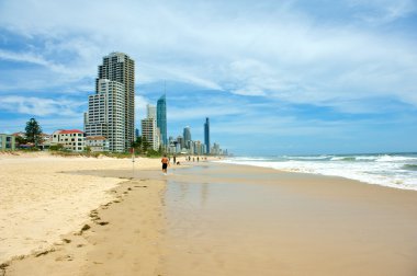 Surfers paradise görünümü, gold coast,
