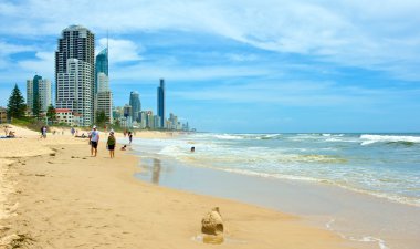 Surfers paradise görünümü, gold coast,