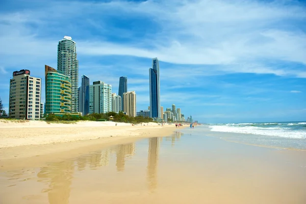 Surfers paradise görünümü, gold coast, — Stok fotoğraf