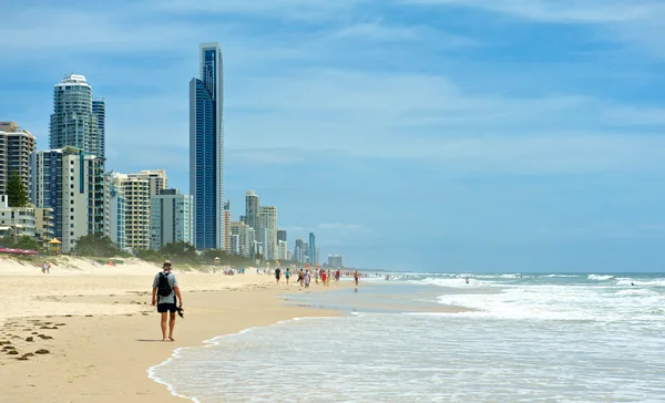 Surfers paradise görünümü, gold coast, — Stok fotoğraf