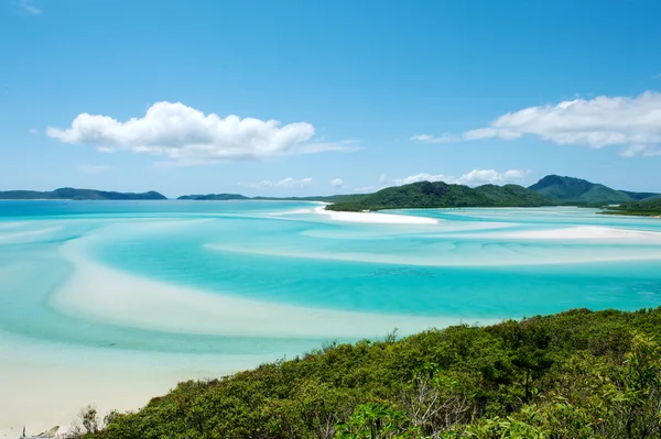 Vista de Whitehaven Beach — Fotografia de Stock