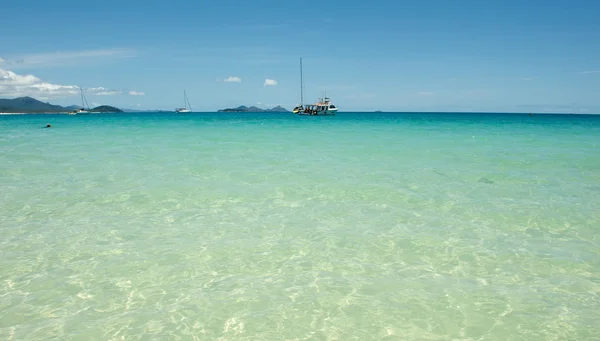 Schip op zee — Stockfoto