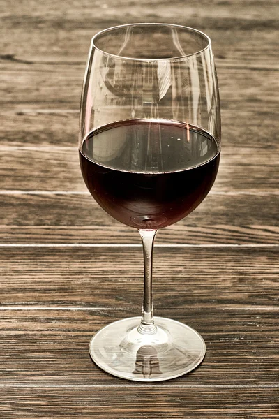 Glas Rotwein — Stockfoto