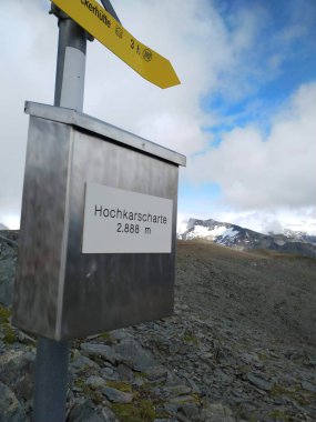 Doğu Tyrol Austria 'da Hochkarscharte
