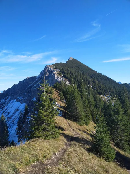 Randonnée Sur Montagne Aggenstein — Photo