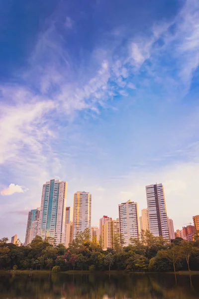 Pohled Jezero Igap Městě Londrina Brazílie — Stock fotografie