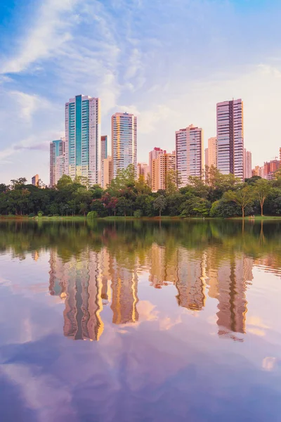 Pohled Jezero Igap Městě Londrina Brazílie — Stock fotografie