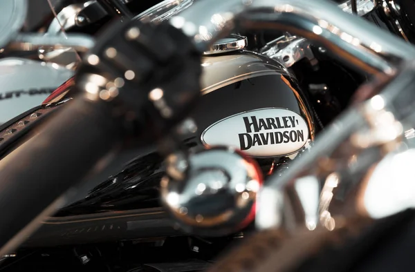 Detail Harley Davidson Motorcycle Display City Londrina Southern Brazil One — ストック写真