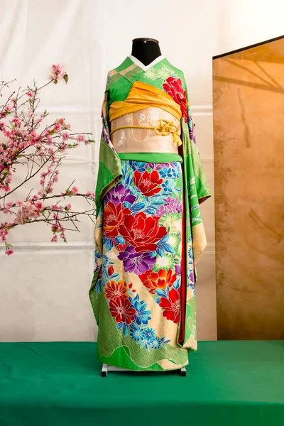 Japanese traditional clothing. The Japanese Kimono is one of the most popular traditional garments in the world.