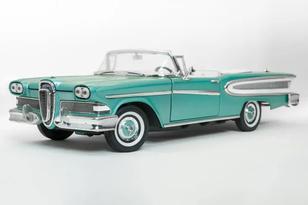 Model Old Convertible Car Originally Manufactured Year 1958 — Stock Photo, Image