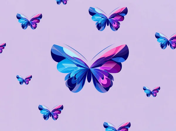 Illustrative drawing of a butterfly. Ideal figure for virtual or printed use.