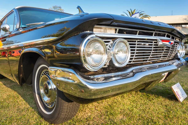 Vehicle Chevrolet Impala Sport Sedan 1961 Display Vintage Car Show — Stock Photo, Image