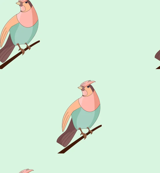 Bird pattern — Stock Vector