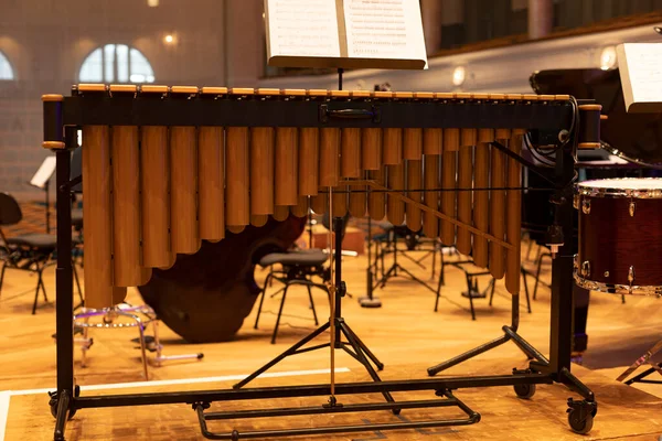 Percussion Concert Hall Percussion Instruments Xylophone — Stock Photo, Image