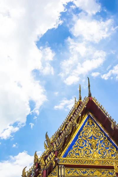 Rooftop of temple thai — Stock Photo, Image