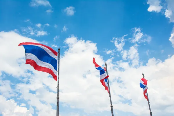 Vlag pool van thailand — Stockfoto