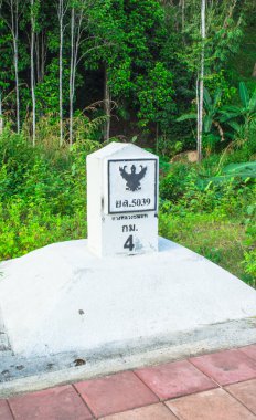 eski beton kilometre