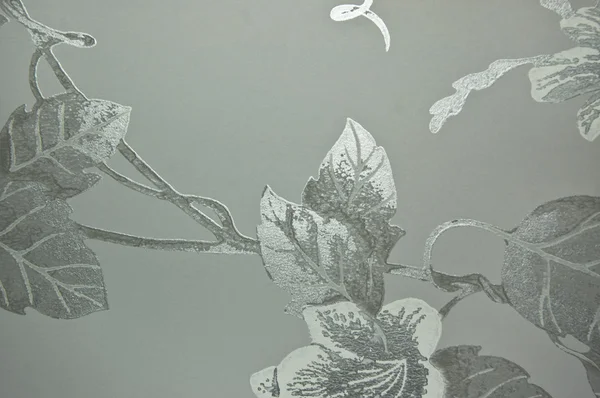 Silberner Farbton Blume Textil Stockbild