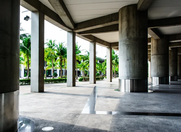 Construcción de hormigón del estadio — Foto de Stock