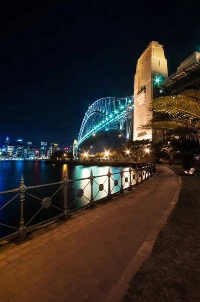 Ezen a képen a sydney Látóhatár mint látott-ból milsons pont, — Stock Fotó