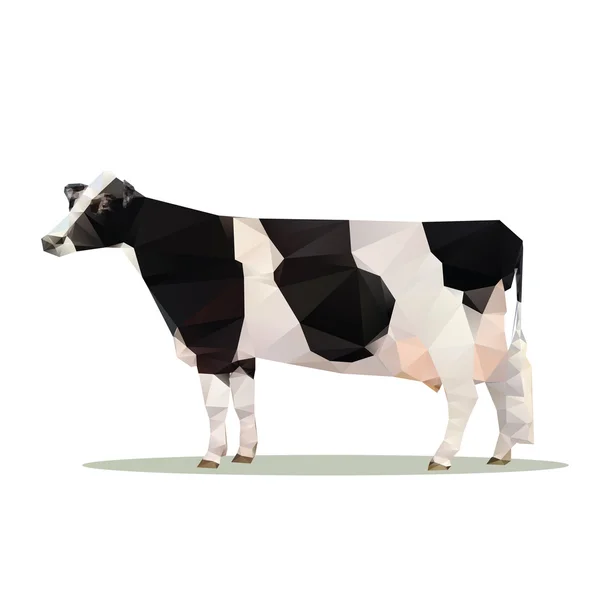 Корова багатокутник вектор — стоковий вектор