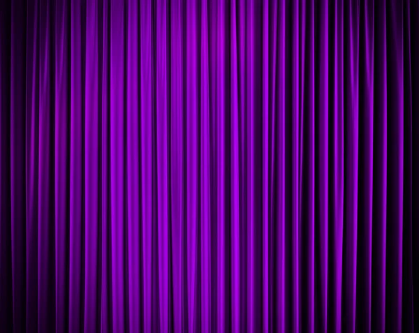 Cortina fechada com manchas de luz em um teatro — Fotografia de Stock