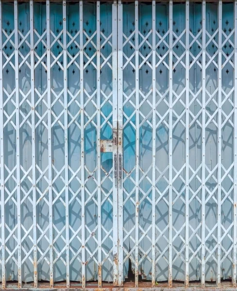 Old metallic door — Stock Photo, Image