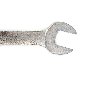 İngiliz anahtarı beyazda izole edildi