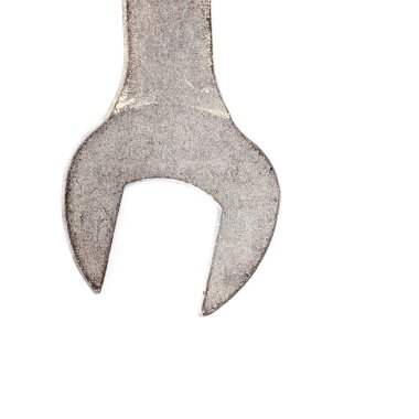 İngiliz anahtarı beyazda izole edildi