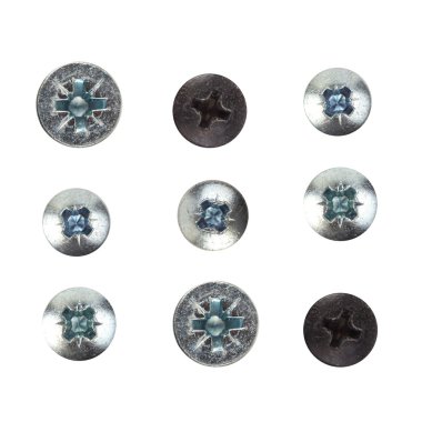 vida başları üzerinde beyaz izole.