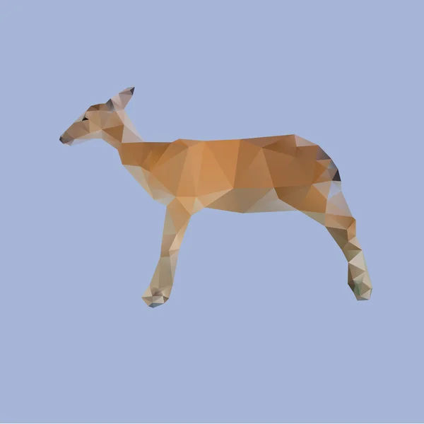 Sika Deer Vector ilustração —  Vetores de Stock