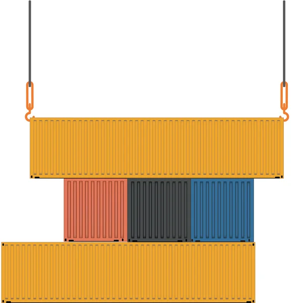 Containers — Stock Vector