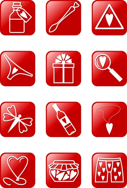 aşk simgeleri ayarlandı