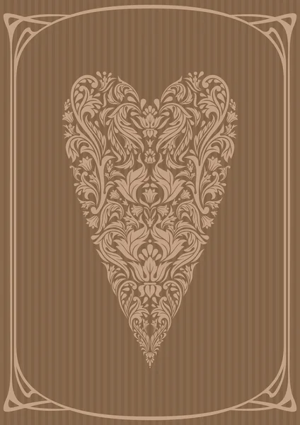 Vintage aşk arka plan