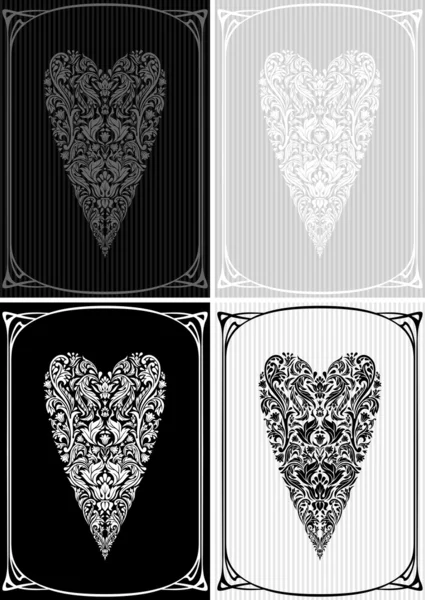 Vintage aşk arka plan