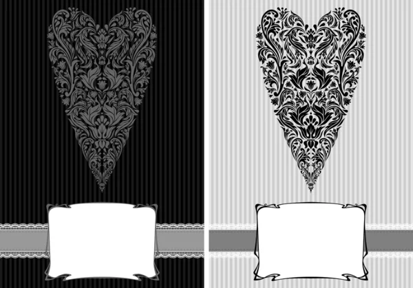 Vintage sevgi tebrik kartı