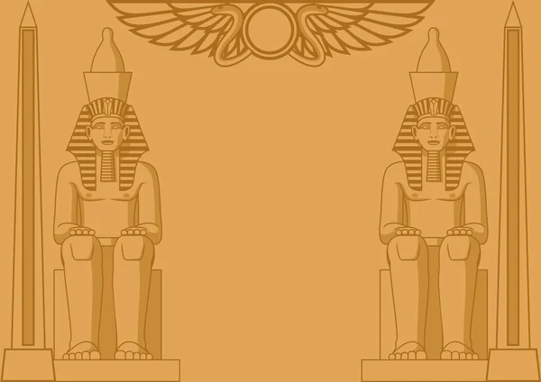 Египетский фон — стоковый вектор