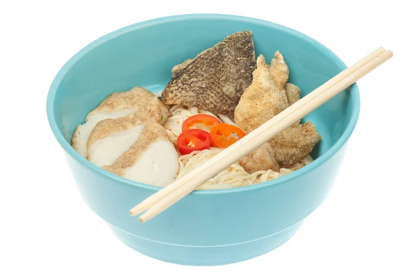Noodles bowl isolated — Stock Photo, Image