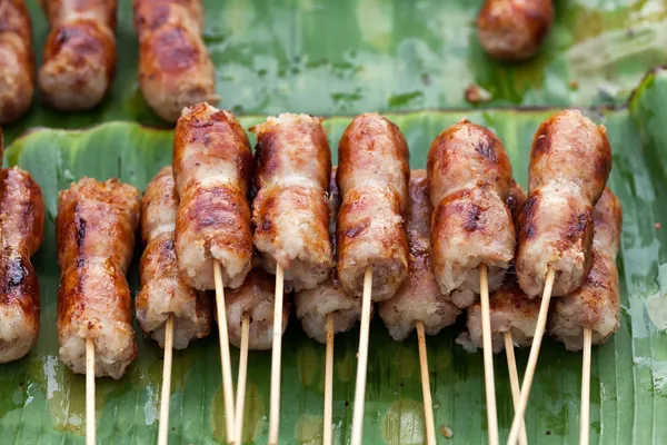 Embutidos a la plancha — Foto de Stock