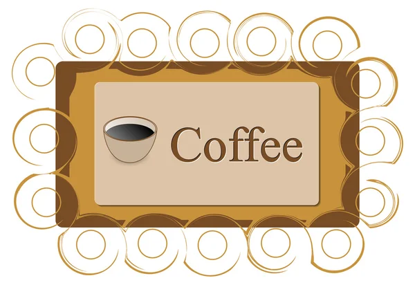 Logo kawy — Wektor stockowy